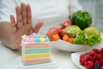 Junk food no good health eating for diet.