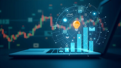 Analyzing Executive Outlook Survey Responses: Strategic Insights & Leadership Optimism for Informed Decision-Making in Volatile Markets - Photo Stock Concept