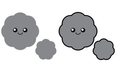 わたぼこり　イラスト　キャラクター　かわいい