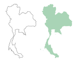 タイの地図