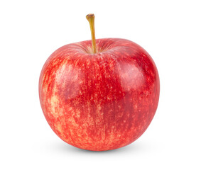 red apple isolated on transparent png ( Image from camera)