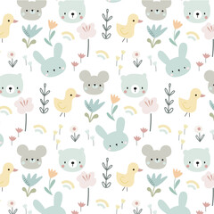 Fototapeta premium Garden Parade Critters