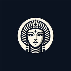 Queen cleopatra logo