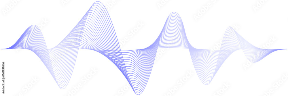 Poster line dynamic wave vector, a fluid and energetic abstract element for motion or connection. ideal for