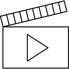 Audio and Video Line Icon