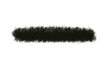 Black horizontal brush stroke for underlines, backgrounds, dividers, and poster accents