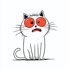Obraz premium Unleash Your Inner Artist with This Powerful Visual Prompt Generator Creating Ferocious Angry Cat Images with Precision
