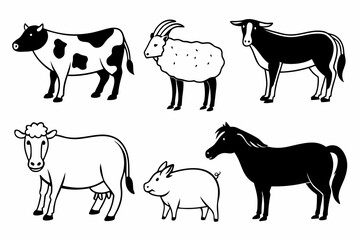 farm animals collection