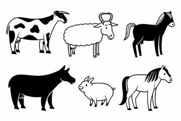farm animals icon