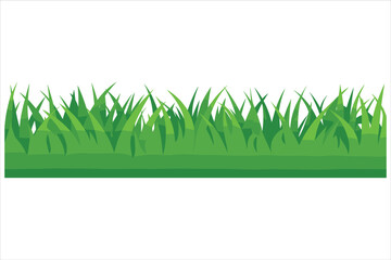 Green Grass Borders Collection Bundle| Green Meadow Nature Elements 