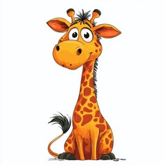 Obraz premium Unleash Your Creativity with a Visual Prompt Generator Generate Stunning Images of a Bored Giraffe and More