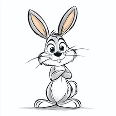 Fototapeta premium Unleash Your Creativity A Powerful Visual Prompt Generator for Stunning Rabbit Imagery