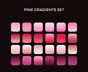 Pink Gradient Swatches Collection