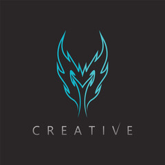 Geometric Style M Letter Logo for Professional Business and Company Identity