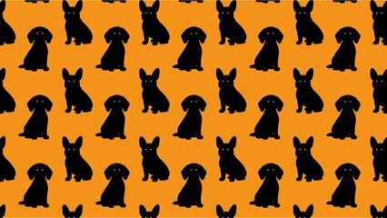 Vector seamless PET CARE pattern 