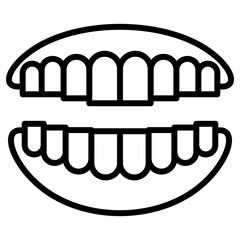 Mouth Outline Icon