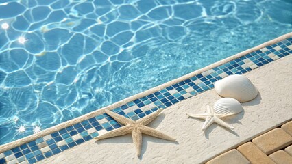 Poolside Serenity with Marine Accents