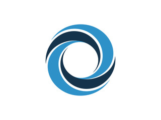 abstract creative ring circle logo design