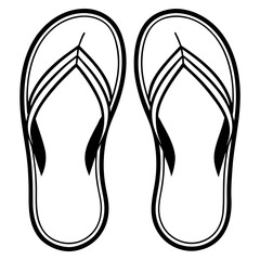 flip flops vector