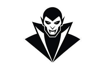 masked vampire vector icon
