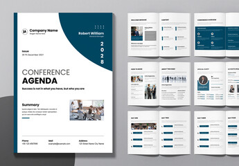Conference Agenda Template Layout