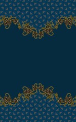 background floral design blue color