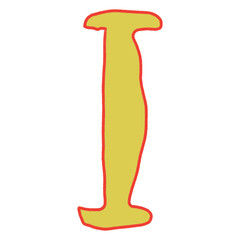 Hand drawn illustration retro background vintage shape