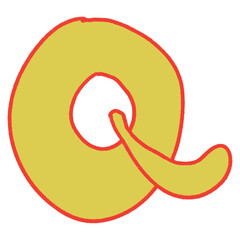 Hand drawn illustration retro background vintage shape