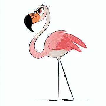 Unleash Your Creativity with a Visual Prompt Generator Detailed Flamingo Image for Artistic Inspiration