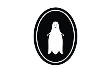 spirit in mirror vector icon