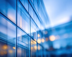 Modern glass building exterior