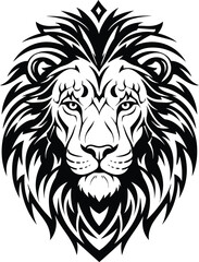 lion head vector illustration