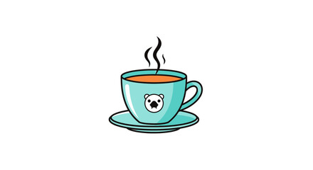 Cozy Hot Drink in a Polar Bear Mug