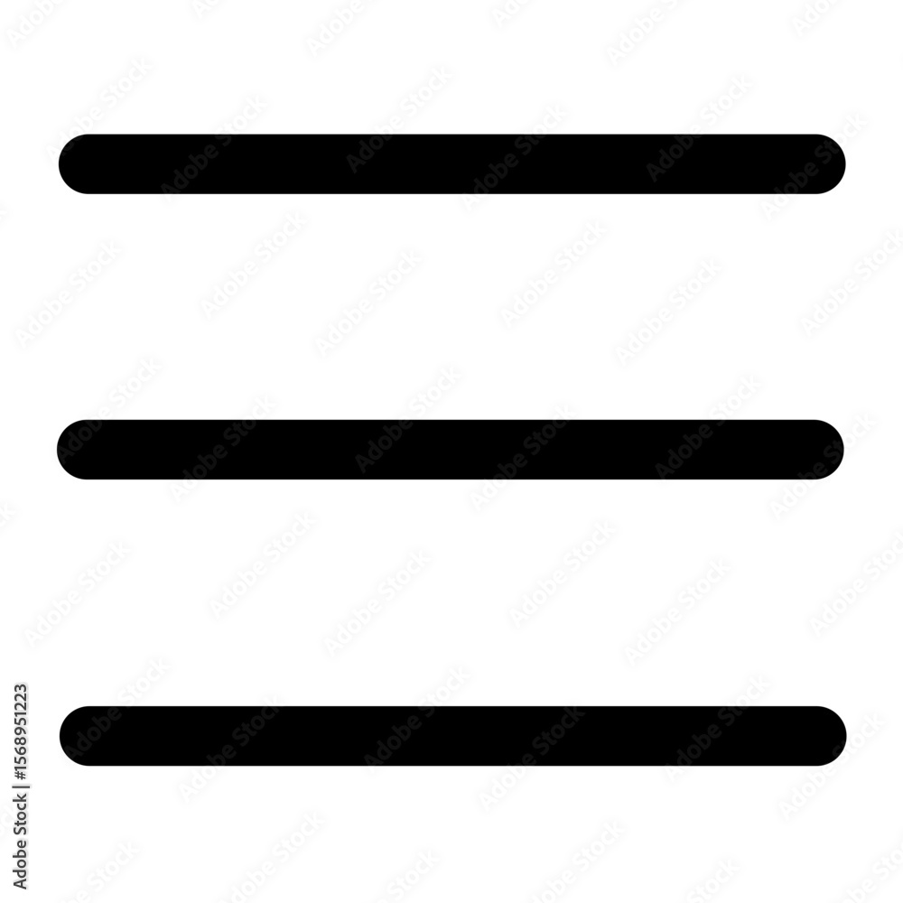 Poster simple black silhouette design illustrating menu management and various options on transparent backg