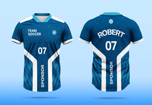 Modern Athletic Sports Jersey Design Template