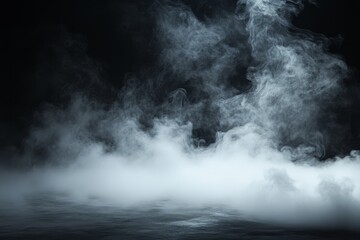 Smoky dark studio backdrop for product display