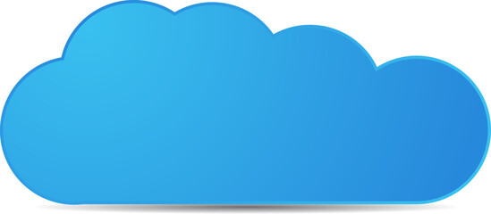 Flat Clouds Design set. Clouds for cartoons, social posts, and single uses. Colorful gradient clouds.