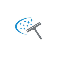 cleaning clean service logo icon vector