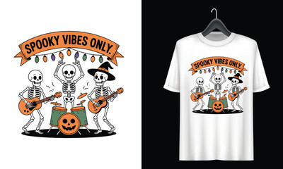 Obraz premium Scary Jack-o'-Lantern Halloween T-Shirt Vector Design with Bats and Full Moon – Happy Halloween Typography
