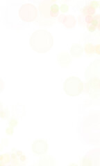 Yellow Bokeh Light PNG Effect