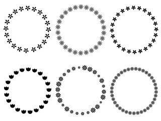 花のフレーム　A-1