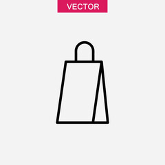 shopping bag icon or logo isolated sign, trendy style illustration for web and app..eps