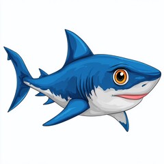 Naklejka premium Unleash Your Inner Artist Playful Shark Visual Prompt Generator for Creative AI Art