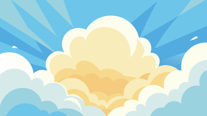 Light and Airy Background with Cloud or Smoke Effects for a Tranquil Atmosphere