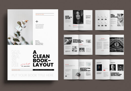 Book Layout Template