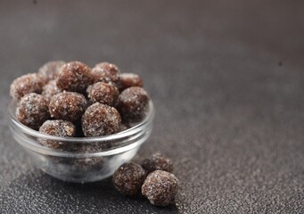 Permen Asem Jadul. Sweet and sour sugar candy is a traditional snack from ancient times which is usually made from fresh Tamarind or Tamarin
