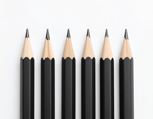 pencils isolated on white
