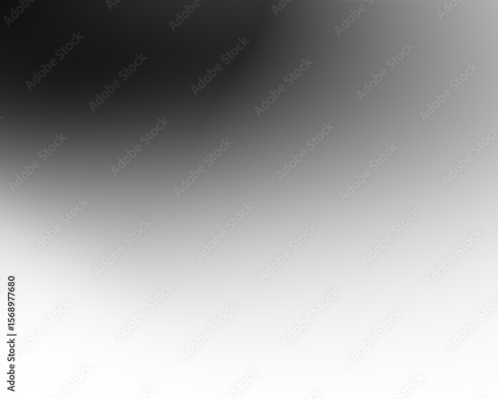 Poster Transparent black gradient for design and decoration. Black gradient shadow effect isolated on transparent background