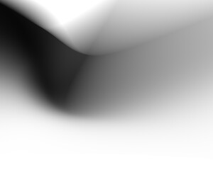 Transparent black gradient for design and decoration. Black gradient shadow effect isolated on transparent background