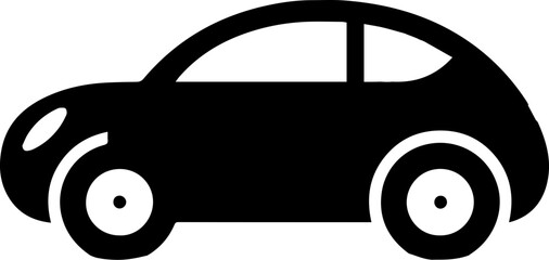 Vintage Car Silhouette Icon